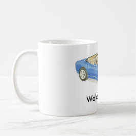 Café Peixe-rato de TVR, caneca azul do carro