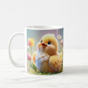 Café Pequena Caneca De Frango Bonita - Pintinho De Cart