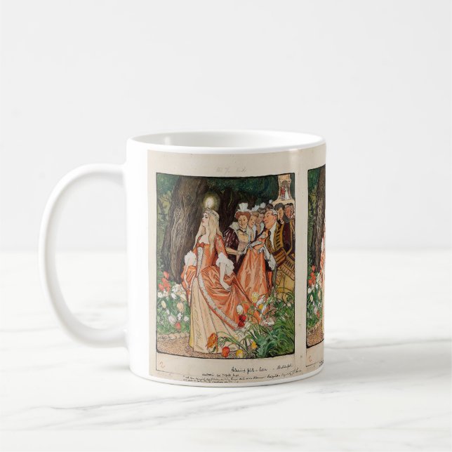Café PÉROLA DE ADALMINA - Caneca Vintage Fairy Tale (Esquerda)