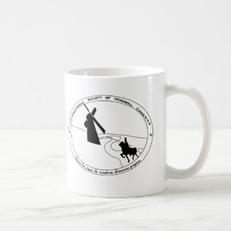 Café Perseguindo a caneca dos moinhos de vento