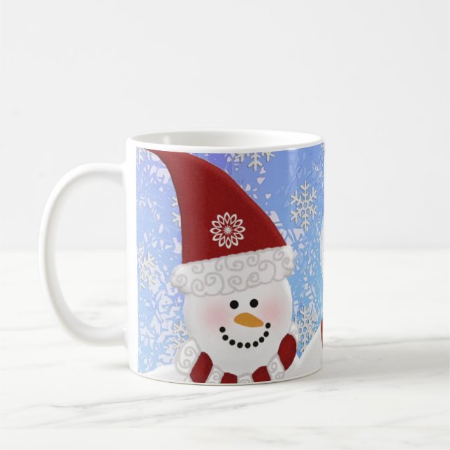 Café Personalizado: Caneca do boneco de neve (Esquerda)