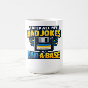 Café Piadas de Pai em uma Caneca de Presente de Pai Div
