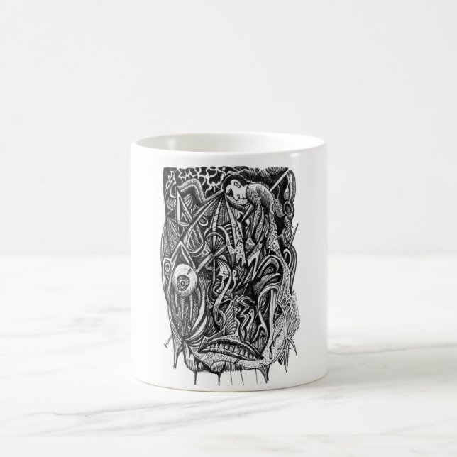Café Pierced, de Brian Benson, caneca (Centro)