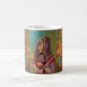 Café Pintura elegante de uma caneca