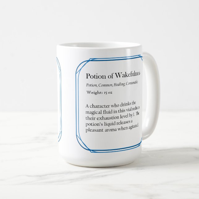 Café Poção de Wakefulness caneca de 15 oz (Frente Esquerda)
