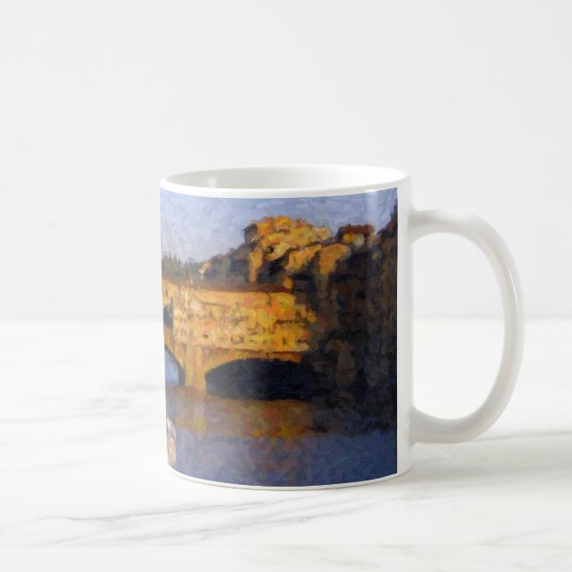 Café "Ponte Vecchio, caneca de Florença, Italia" (Direita)