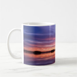 Café Por do sol na caneca de Finlandia