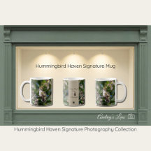Presente de Caneca da Natureza Hummingbird Haven