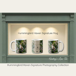 Café Presente de Caneca da Natureza Hummingbird Haven