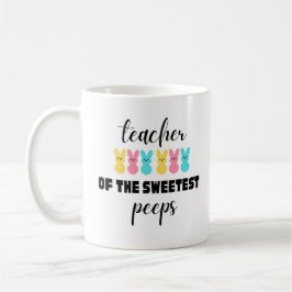 Café presente de caneca de páscoa para professor