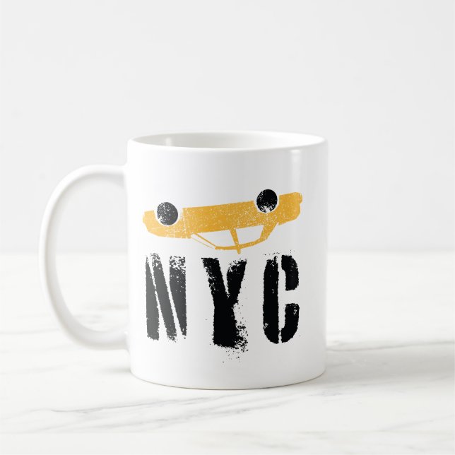 Café Presente de caneca divertida da cidade de Nova Yor (Esquerda)