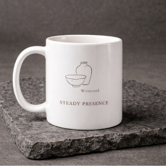Café Presente de Caneca Minimalista Padrinho/Madrinha S
