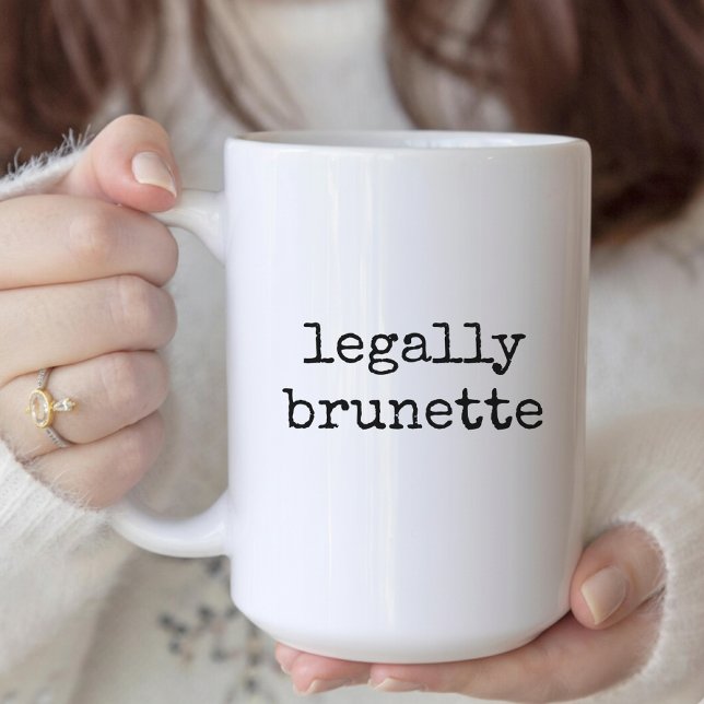 Café Presente de Caneca para Advogados Advogada Morena  (Funny Legal Gift for Attorneys, Law Students, and Boss Babes | Graduation or Birthday Gift for Her)