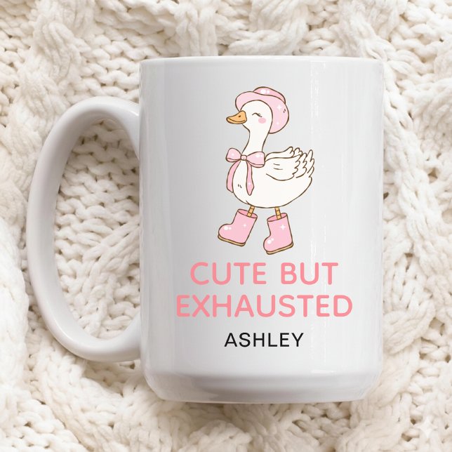Café Presente de Caneca Personalizada Engraçada para En (Personalized Funny Nurse Mug Gift for Her, Tired Nurse Mug Gift for Graduation Nurse)