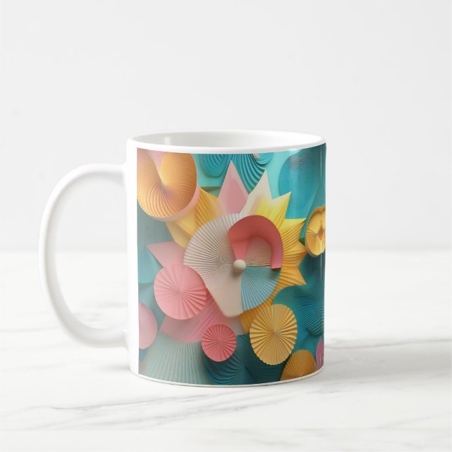 Café Presente para seu desenho abstrato de caneca (Esquerda)