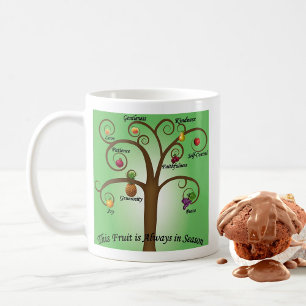 Café Presentes de Caneca dos Frutos do Espírito de Deus