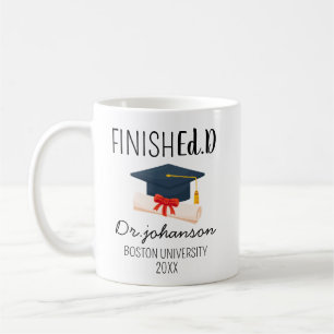 Café Presentes de Graduação EdD Para Ela e Ele, Caneca