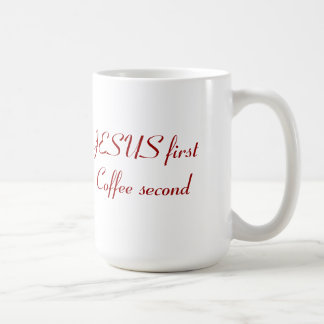 Café Primeira caneca de Jesus
