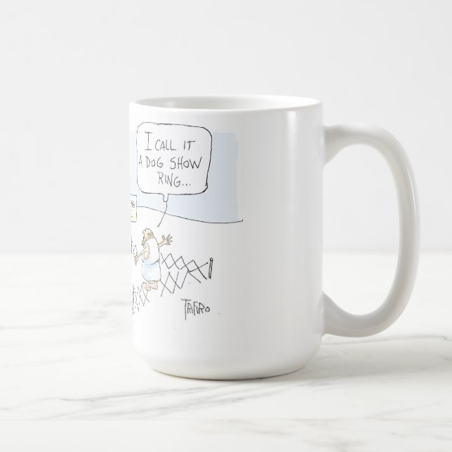 Café PRIMEIRA EXPOSIÇÃO DE CÃES - caneca (Direita)