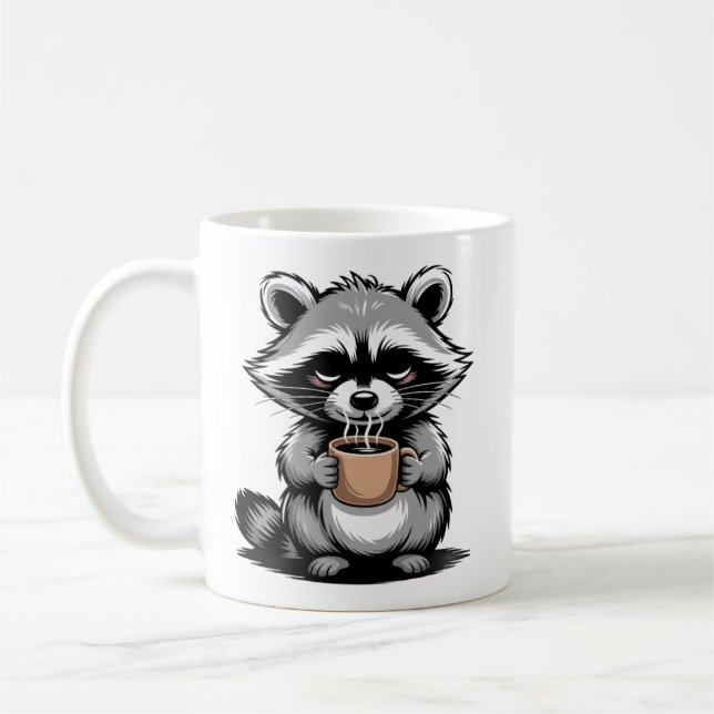 Café Primeiro, Conversa Depois Caneca Divertida de (Esquerda)