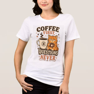 Café Primeiro Perguntas Nunca – Gato Engraçado Caf