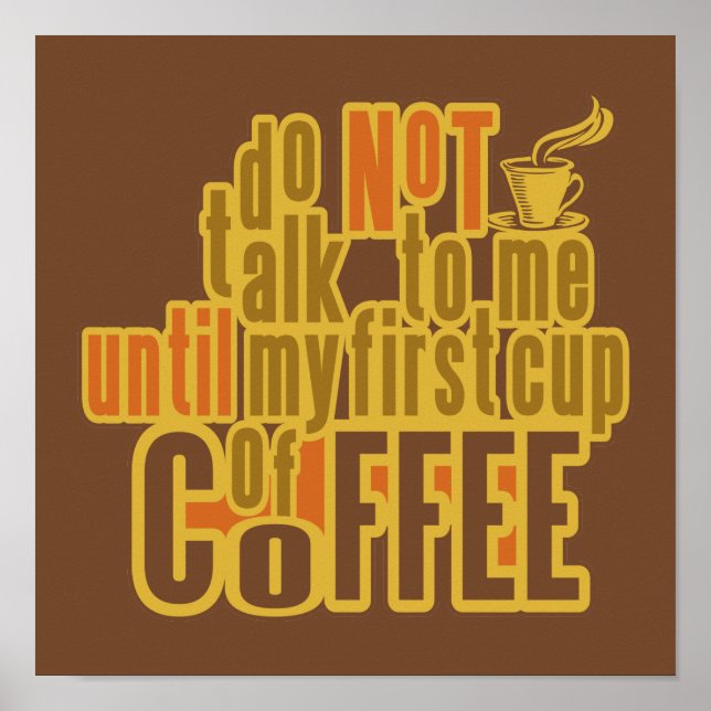 CAFÉ PRIMEIRO poster (Frente)
