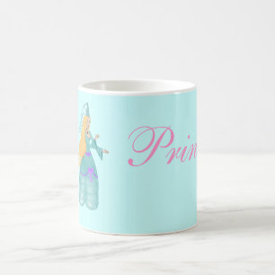 Café Princesa azul Caneca do conto de fadas