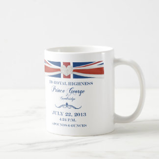 Café Príncipe real George da caneca da lembrança de
