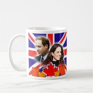 Café Príncipe William & caneca de Kate Canadá