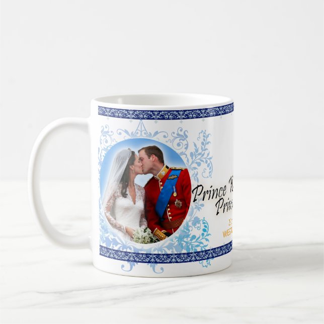 Café Príncipe William & caneca real do casamento de (Esquerda)