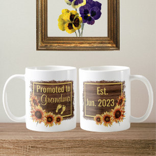 Café Promovido À Vovó Caneca De Girassol