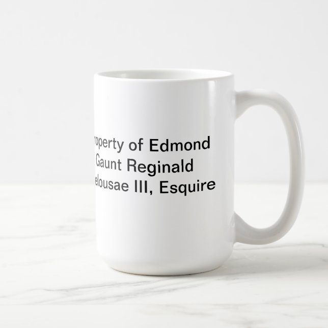 Café Propriedade da caneca de Edmond (Direita)