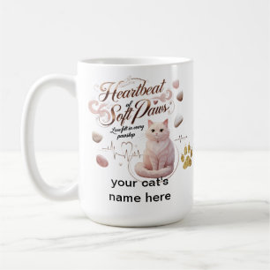 Café Pulsação de Patas Moles - Caneca de Gato Personali