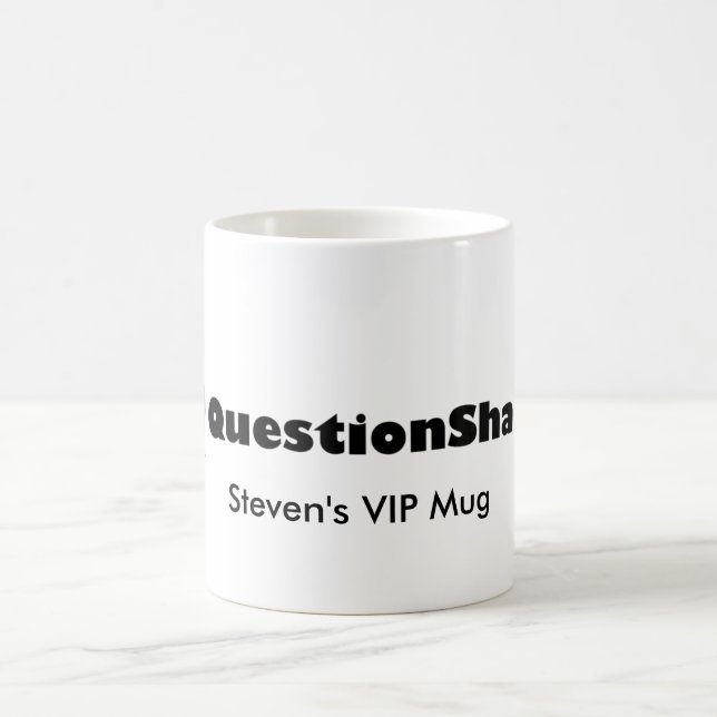 Café qs_500-with-text, caneca do VIP de Steven (Centro)