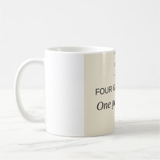 Café Quatro Jogos Abertos. Um Par De Olhos. Caneca