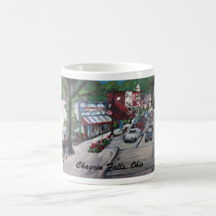 Café Quedas do desgosto, caneca da pintura de cena da
