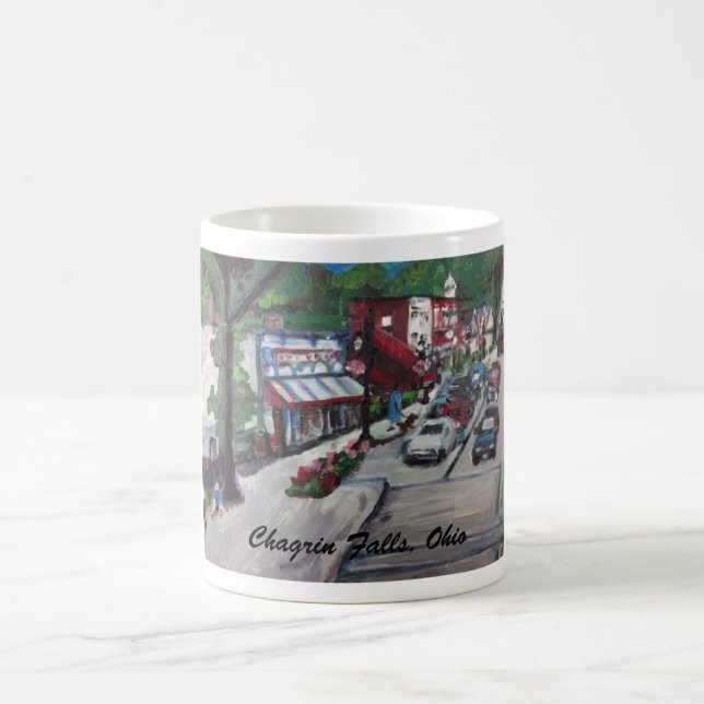 Café Quedas do desgosto, caneca da pintura de cena da (Centro)