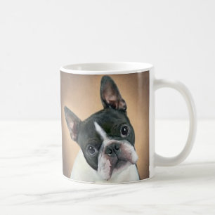 Café Quem mim caneca de Boston Terrier