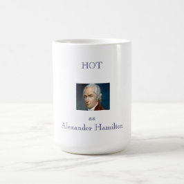 Café Quente como a caneca de Hamilton