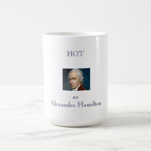 Café Quente como a caneca de Hamilton