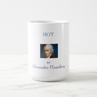 Café Quente como a caneca de Hamilton
