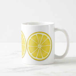 Café Quer limão com sua taça de chá? Caneca