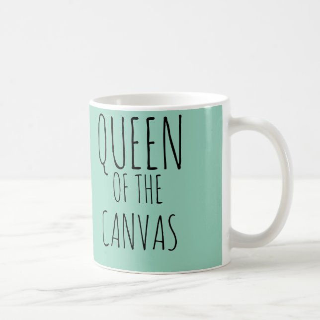 Café Rainha da caneca de tela (Direita)