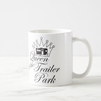 Café Rainha da caneca do parque de caravanas