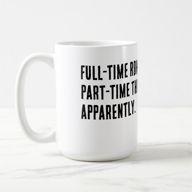 Café RDH e Terapeuta aparentemente recebem caneca de ca (Esquerda)