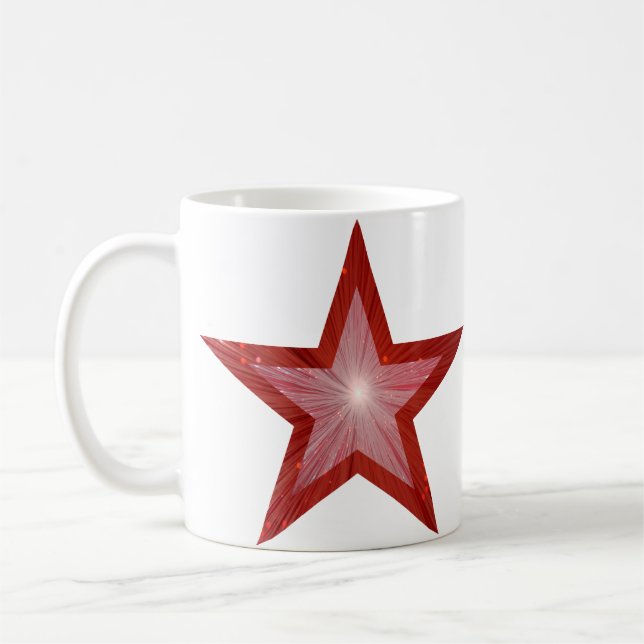 Café Red Star 'STAR' branco de caneca (Esquerda)