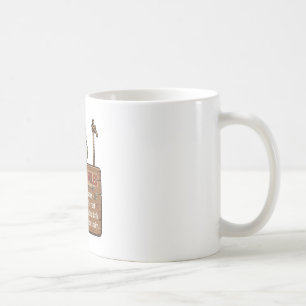 Café Regras da Casa da Galinha Caneca Engraçada de Gali