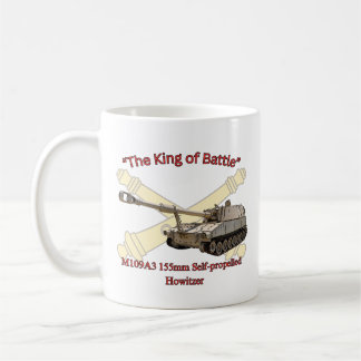 Café "Rei da Batalha" M109A3 caneca Howitzer SP de 155 