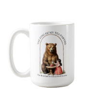 Rei das Minhas Festas de Chá Caneca Personalizada 