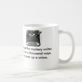 Café Respeite a caneca do escritor de mistério
